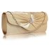 LSE0067- Wholesale & B2B Nude Sparkly Crystal Satin Clutch purse Supplier & Manufacturer