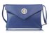 LSE00220A -  Navy Large Flap Clutch purse