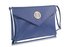 LSE00220A -  Navy Large Flap Clutch purse