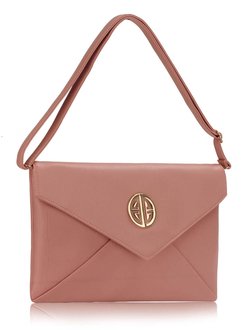 LSE00220A -  Nude Large Flap Clutch purse