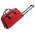 AGT00308D - Wholesale & B2B Red Light Travel Holdall Trolley Luggage With Wheels - CABIN APPROVED Supplier & Manufacturer