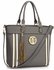 LS00404 - Grey Large Tassel Tote