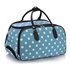 AGT00308D - Blue Light Travel Holdall Trolley Luggage With Wheels - CABIN APPROVED