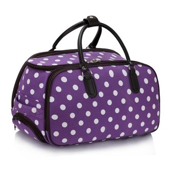 purple holdall