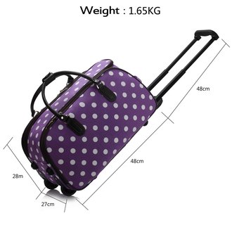 purple holdall
