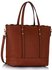 LS00361 - Brown Women's Large Tote Bag