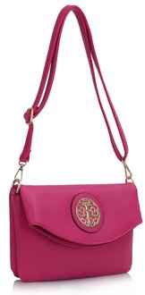 LS00371A - Fuchsia Shoulder Cross Body Bag