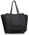 LS00403  - Wholesale & B2B Black / Nude Shoulder Bag With Metal Detail Supplier & Manufacturer