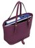 LS00315 - Wholesale & B2B Purple Zipper Tote Supplier & Manufacturer