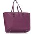 LS00297 - Wholesale & B2B Purple Women's Large Tote Bag Supplier & Manufacturer