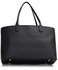 LS00407 - Black Women's Large Tote Shoulder Bag
