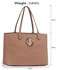 LS00407 - Wholesale & B2B Nude Women's Large Tote Shoulder Bag Supplier & Manufacturer
