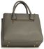 LS00195A - Grey Three Zipper Grab Bag