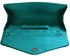 LSE0070 (NEW) - Teal Diamante Design Evening Flap Over Party Clutch Bag