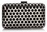 LSE00309 - Black Luxury Clutch Purse