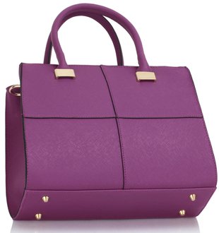 Wholesale Purple Fashion Tote Handbag