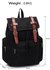 AG00443  - Black Backpack Rucksack School Bag