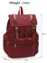 LS00443  - Burgundy Backpack Rucksack School Bag