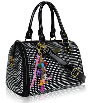 Wholesale black Diamante Fashion Handbag