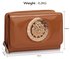 LSP1064 - Nude Purse/Wallet with Metal Decoration
