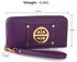 LSP1051 - Purple Purse/Wallet with Metal Decoration