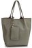 LS00442 - Wholesale & B2B Grey Shoulder Bag With Removable Pouch Supplier & Manufacturer
