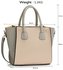 LS0061A - Grey / Nude Fashion Tote Bag