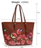 LS00297B - Wholesale & B2B Brown Large Butterfly Print Tote Bag Supplier & Manufacturer