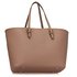 LS00460A - Nude Zip Detail  Butterfly Print Tote Bag