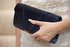 LSE00306- Navy Flapover Clutch Purse