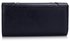 LSE00306- Navy Flapover Clutch Purse