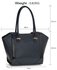 LS00473 - Navy Structured Shoulder Bag