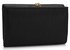 LSP1063 - Black Purse/Wallet with Metal Decoration