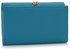 LSP1063 - Teal Purse/Wallet with Metal Decoration