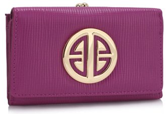 LSP1063 - Purple Purse/Wallet with Metal Decoration