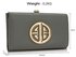 LSP1063 - Grey Purse/Wallet with Metal Decoration