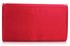 LSE00300 -  Red Diamante Flap Clutch purse