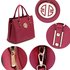 AG00472  - Burgundy Tote Handbag
