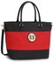 LS00406A - Black /Red Shoulder Handbag