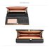 AGP1050A - Black Kiss Lock Clutch Wallet / Purses