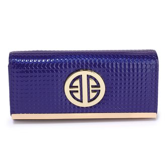 LSP1058A - Navy Purse / Wallet With Metal Detail